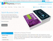 Tablet Screenshot of firpressprinters.co.uk